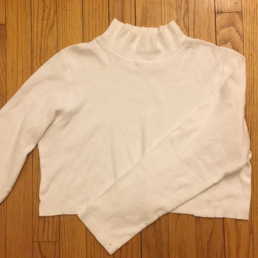 White turtleneck